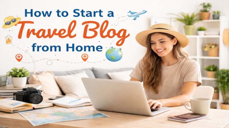 How to Start a Travel Blog from Home